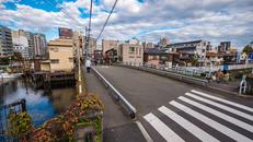品川浦の船溜まり